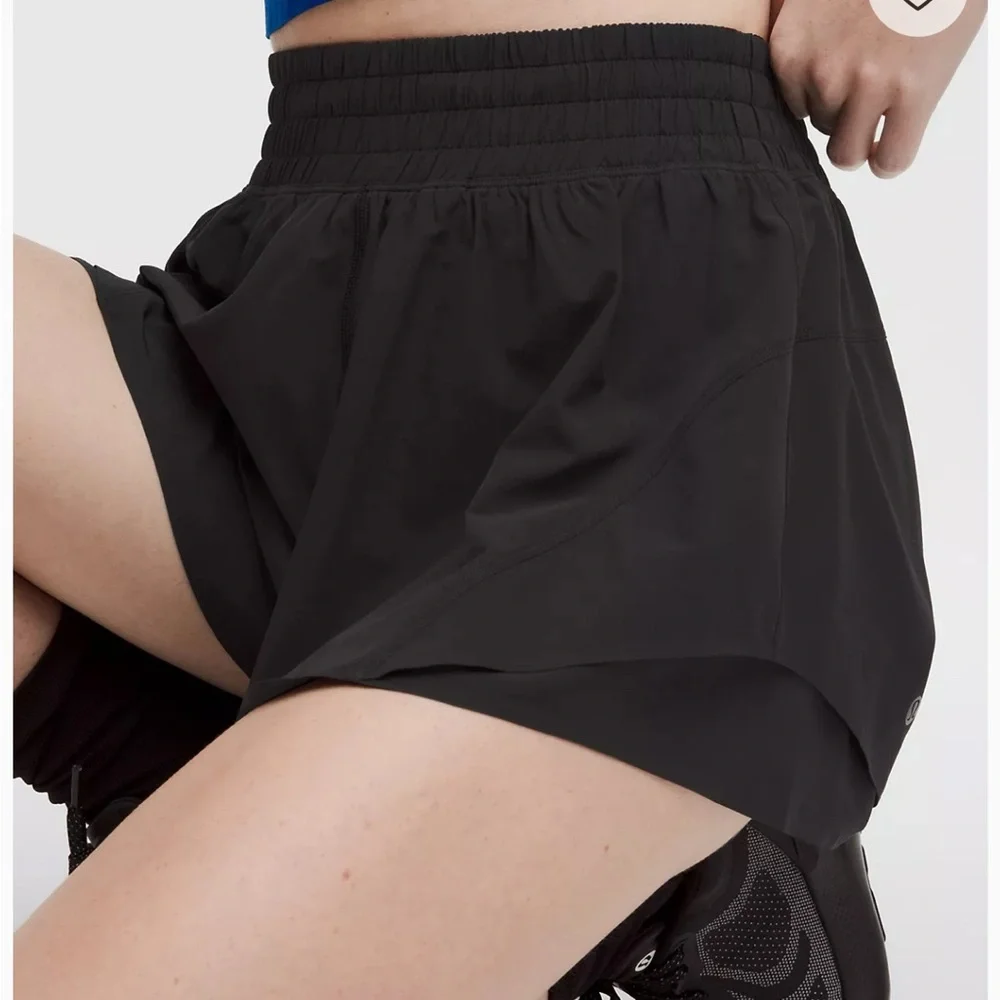 Lululemon NWT Shake It Out High-Rise Running Short 2.5" size XS Black - Picture 11 of 13